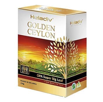 Чай черный Heladiv Golden Ceylon Opa Super Big Leaf листовой 250 гр
