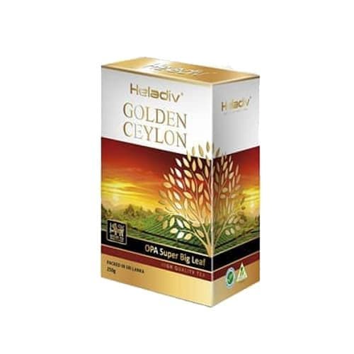 Чай черный Heladiv Golden Ceylon Opa Super Big Leaf листовой 100 гр