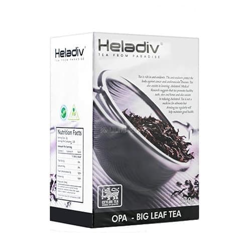 Чай черный Heladiv Opa Big Leaf OD листовой 250 гр