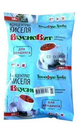 Кисель Валетек Черная Смородина 0,5 кг от ВендМарт
