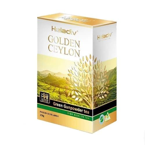 Чай зеленый Heladiv Golden Ceylon Gunpowder листовой 250 гр